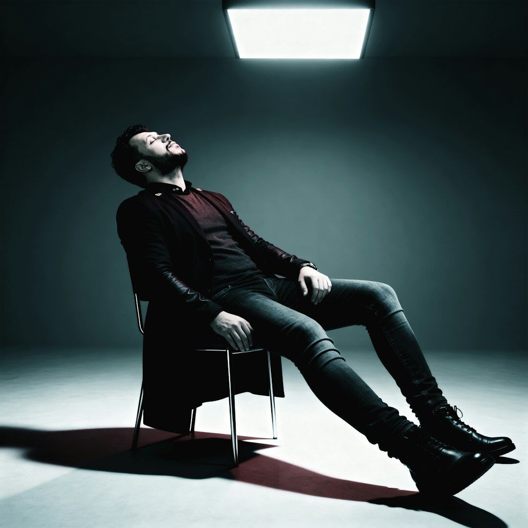 Finnish male lighting designer portrait